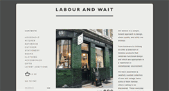 Desktop Screenshot of labourandwait.co.uk